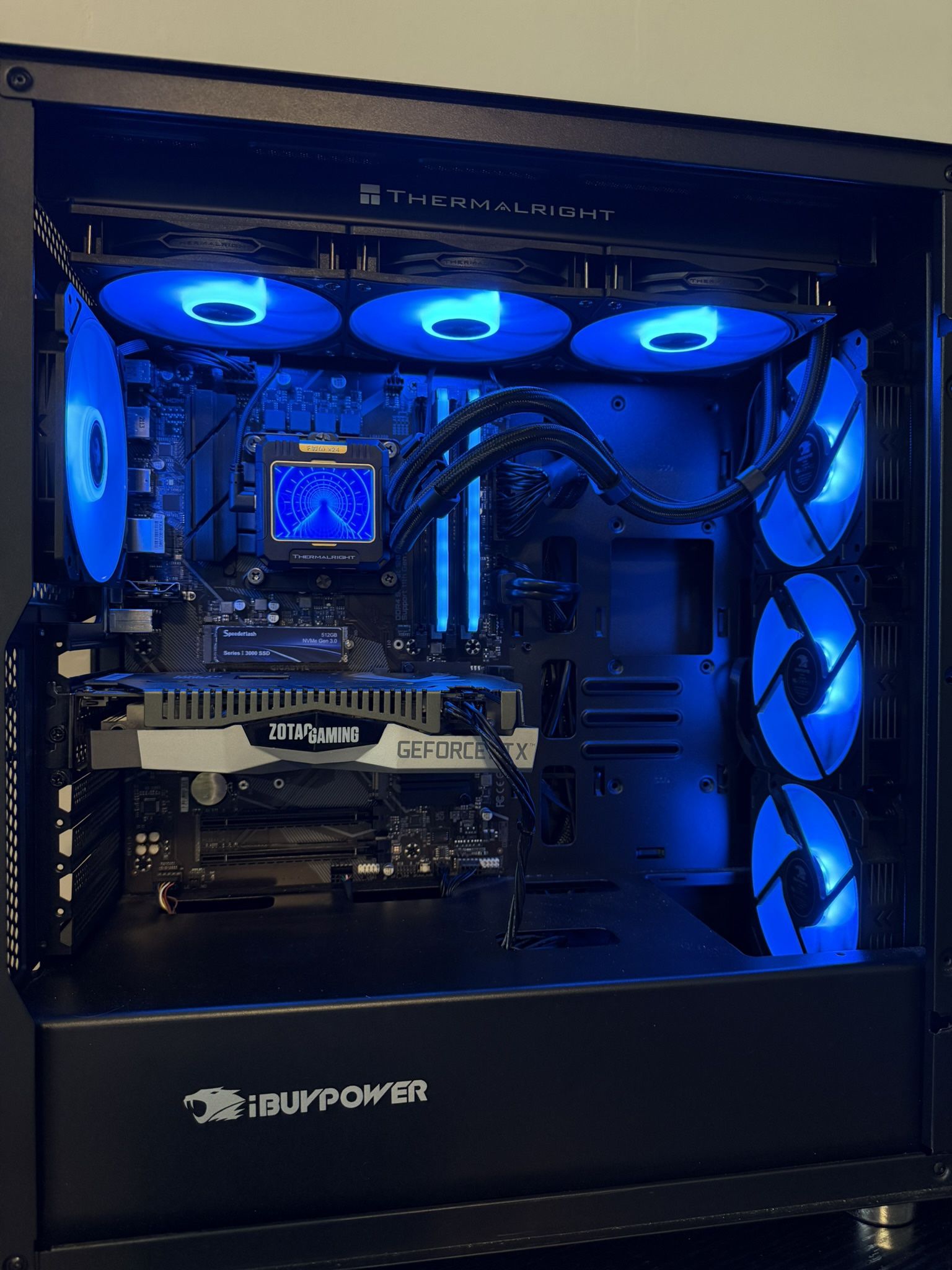 ⚡ Custom Gaming PC — i5-11400F | RTX 2060 | 32GB RGB | 360mm AIO w/ Screen | Windows 11 Activated
