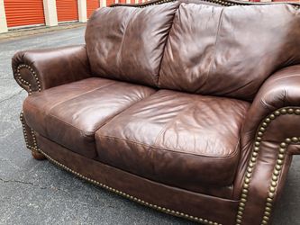 Leather sofa