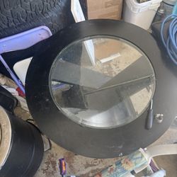 Glass Table And 4 Chairs 