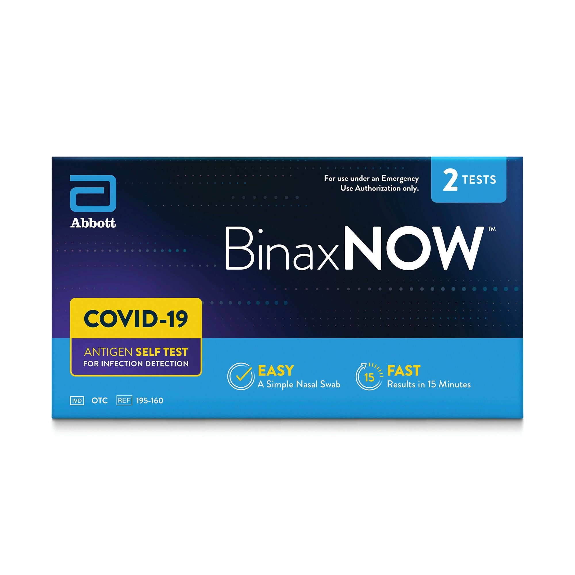 Binax Now Self Test Kit