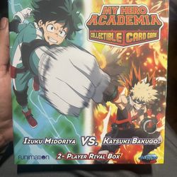 My Hero Academia Collectible Card Game Izuku Midoriya vs. Katsuki Two Player Rival Decks