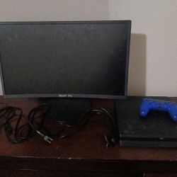 Ps4 And Monitor 