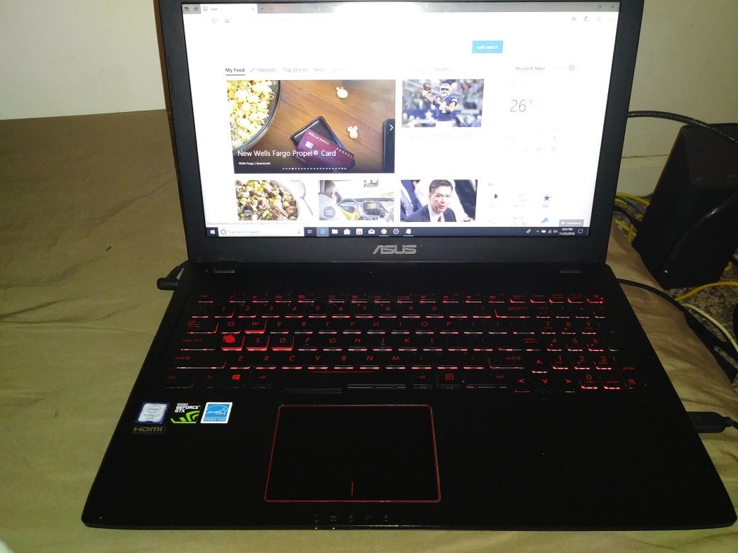ASUS Gaming Laptop i7, 8GB, GTX 1050