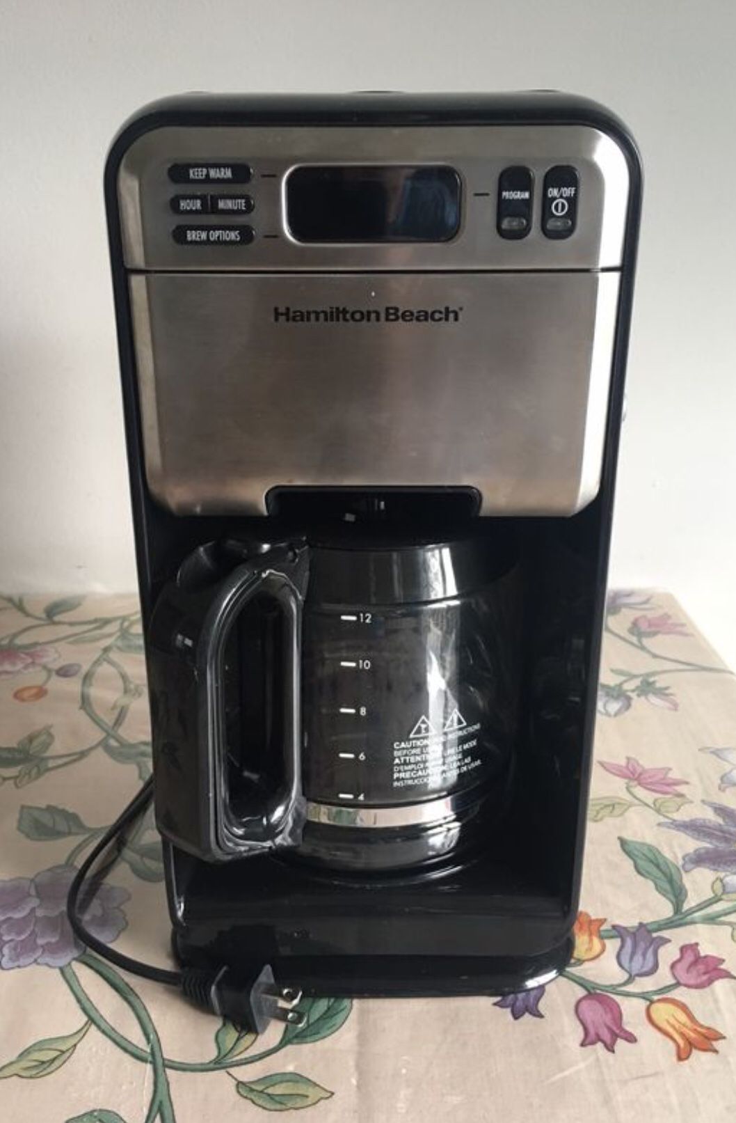 Hamilton Beach 12-Cup Digital Coffee Maker, Stainless Steel
