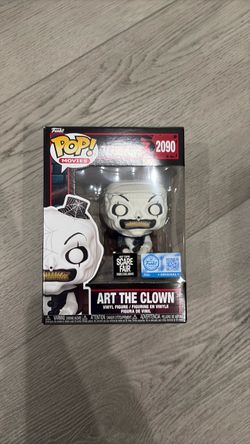 terrifier 3 art the clown with webs funko pop #2090 hot topic 2026 scare fair exclusive