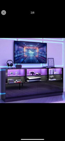 TV Stand With Led Lights