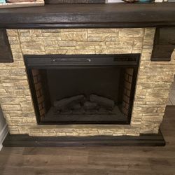 Electric Fire Place In Very Good Condition.  
