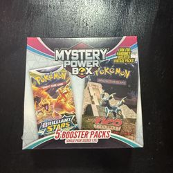 Pokemon TCG Mystery Power Box 5 Random Booster Packs Chase Pack Seeded 1:10
