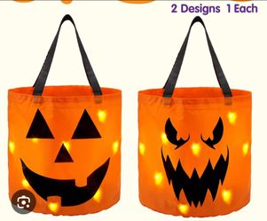 Halloween  light up totebags