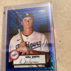 2021 Topps Chrome Blue Refractor Will Smith #368 133/199