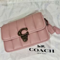 pink coach bag brand new