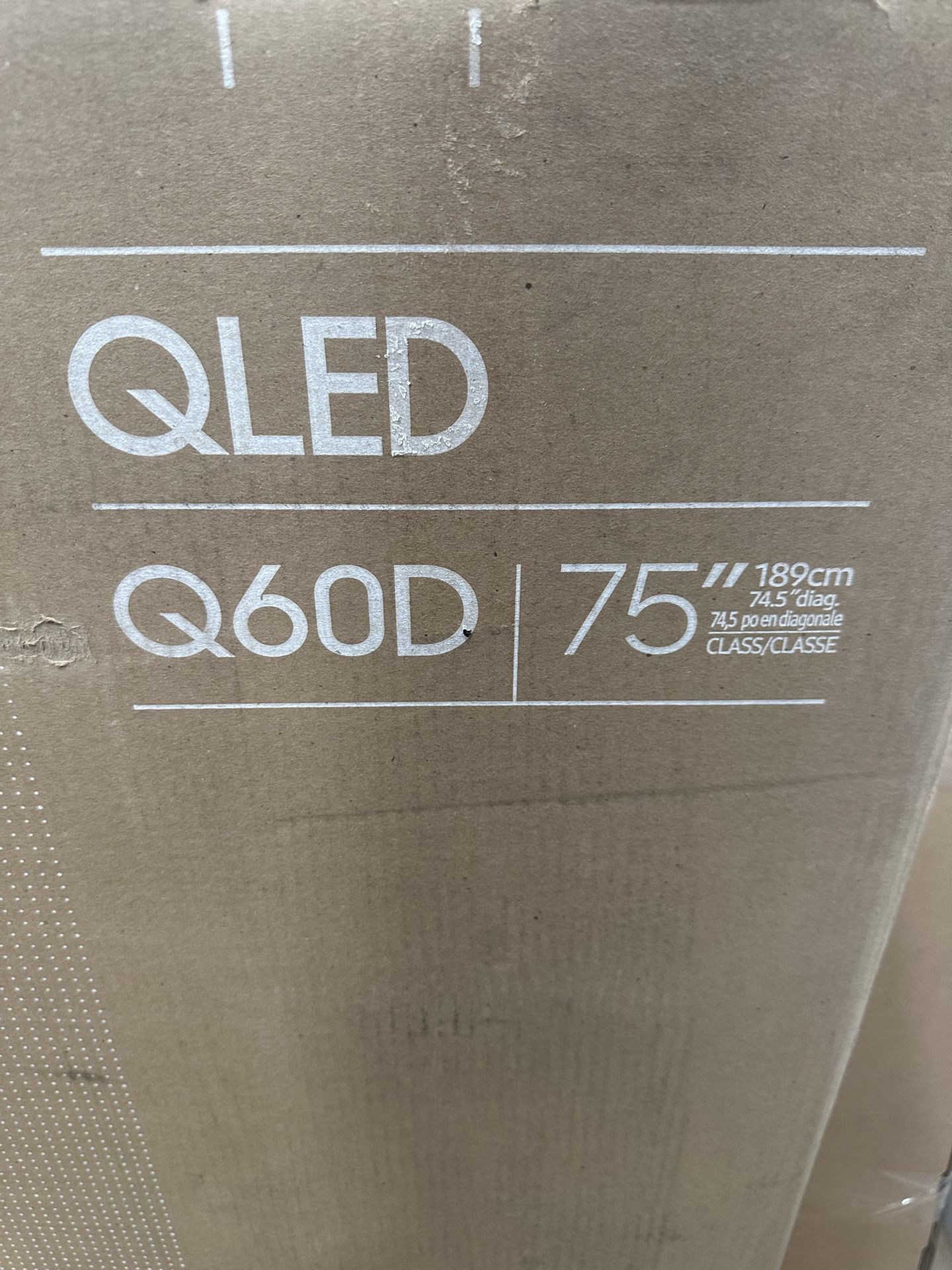 SAMSUNG 75” Inch Q60D QLED 4K Smart TV with Quantum HDR and 3 Year Amber Protection Plan