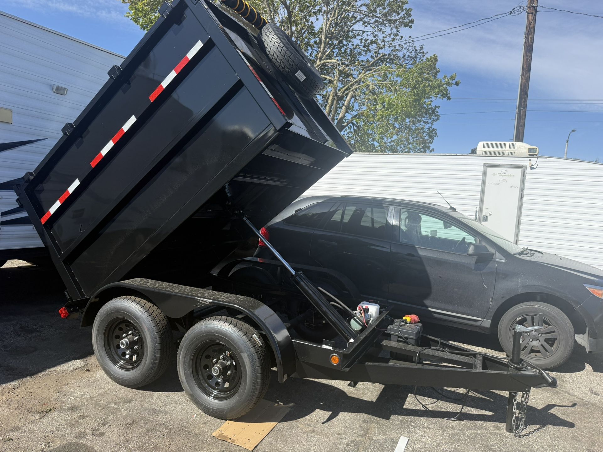 5x8x4 Dump Trailer