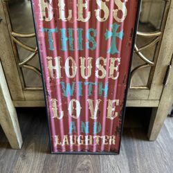 Bless This Home Sign 