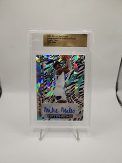 TARJETA AUTOGRAFIADA CERTIFICADA  DE MIKE MILES