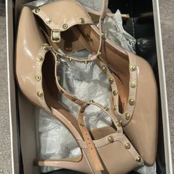 Halogen Nude  Strappy Heels - 9 