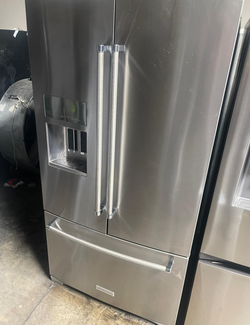 KitchenAid 3 Door Stainless Refrigerator
