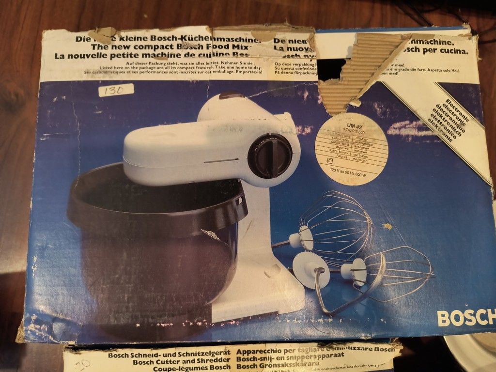 Bosch Mixer and Several Attachments