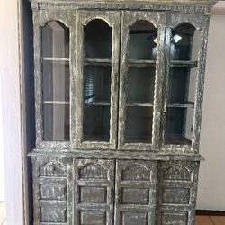 Rustic China Cabinet 