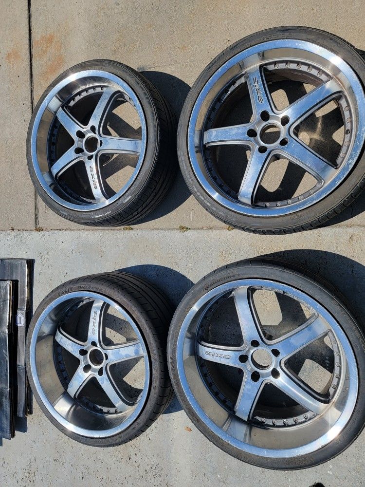 Axis Shine 20 Inches Staggered Wheels