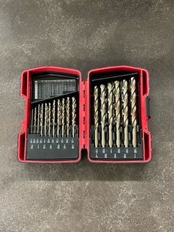 Mac Tools Jobber Cobalt Alloy Steel Drill Bit Set (6338DSB) – Good Condition