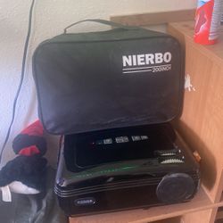 1080p Projector Kisdisk And Nierbo 200 In Projector Screen