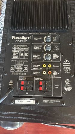 Paradigm PS-1000 Powered Subwoofer 10”
