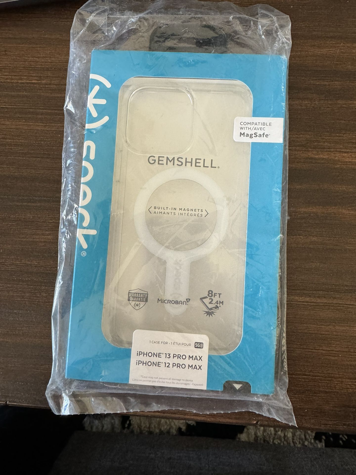 Speck Gemshell iPhone 13/12 Pro Max Clear MagSafe Phone Case 