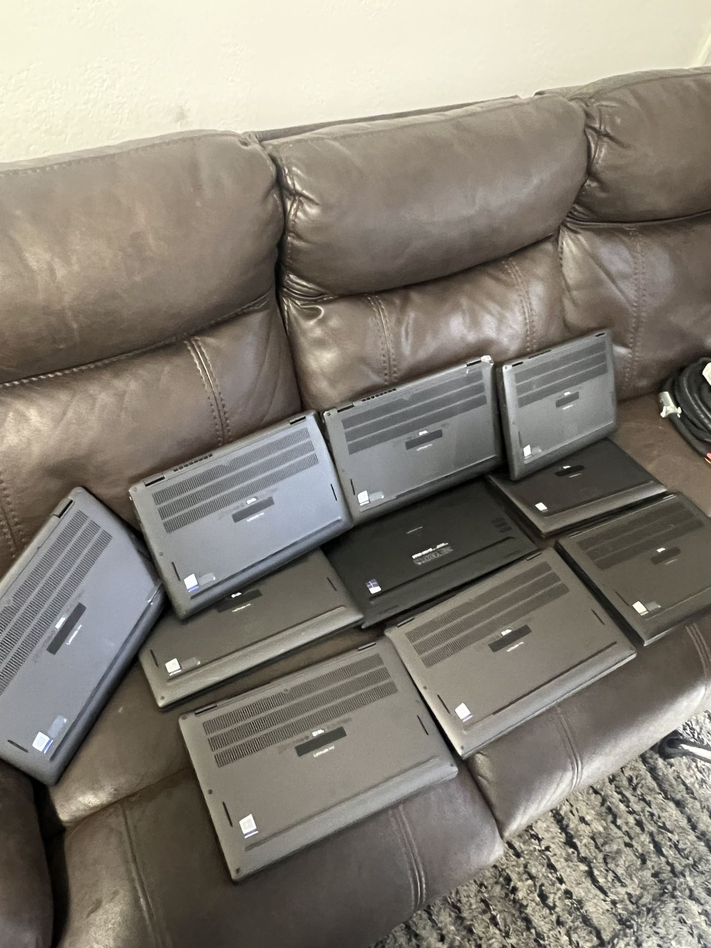Lot Of 9 Dell Latitude 7140 Laptops I5 10th Gen M.2 SSD 256GB , 8 GB RAM Window 11Pro With Chargers 