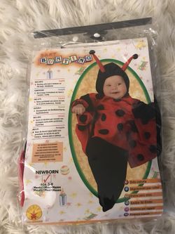 LadyBug Halloween Costume Bunting 0-9 Month BRAND NEW - never worn!
