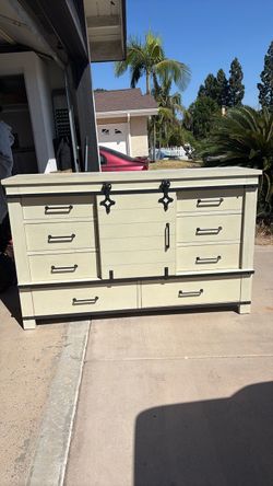Farmhouse Dresser with Sliding Barn Door