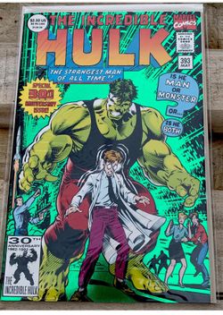 The Incredible Hulk #393 May 1992 Marvel Green Foil Cover 30th ANNIV NEW UNREAD