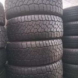 4 used Tires 285/70r17 Falken Walpeack AT4 🤑free Installation and balance included ‼️👌