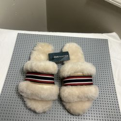 EMU Australia Wrenlette Slippers US 8 White Fur Slide sheepskin New No Box 