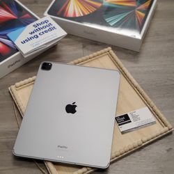 Apple IPad Pro 12.9in 5th Gen LTE + WIFI 256GB- $1 DOWN TODAY, NO CREDIT NEEDED