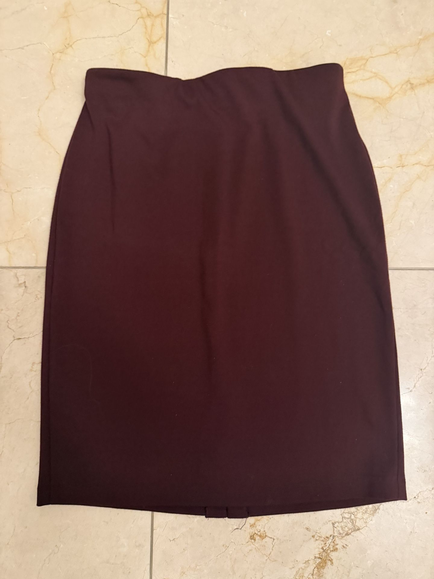 Nordstrom Philosophy Pencil Skirt Burgundy Size 12