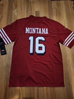San Francisco 49ers football uniform No.16 MONTANA Jersey