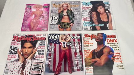 Rolling Stone Magazine Y2K Lot- Prince, Britney Spears, Lady Gaga, Amy Winehouse, DMX