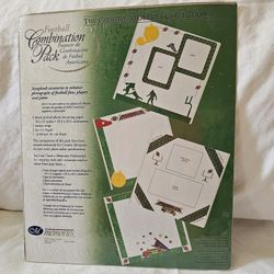 Creative Memories FOOTBALL Combination Pack Photo Mounting paper - NEW