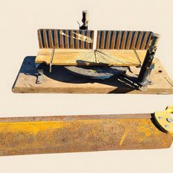 Vintage Stanley Miter Box And Saw