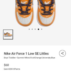 Air Force 1 Low Se Littles Boys.Babys New