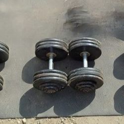 Dumbbells 2x70lbs