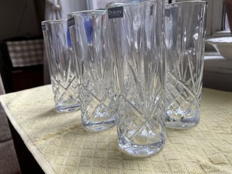 Glodinger Crystal 12 Fluids Oz Dubling Tall Glasses