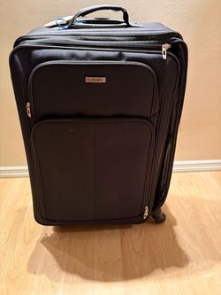 TAG Large Black Softside Rolling Luggage