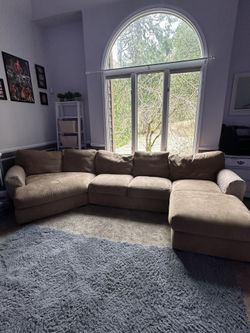 Tan Sectional Couch