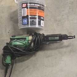 Metabo 6.6 Amp 750 watt Screwgun with Metabo Superdrive Coilated Feeder.    