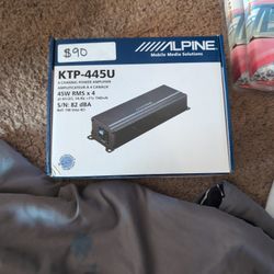 Alpine Amplifier 