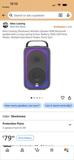 Altec Shockwave Bluetooth Speaker