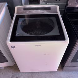 White Whirlpool Washer