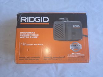 Ridgid Submersible Water Pump for Tile Machine Brand New (Price Is Firm)